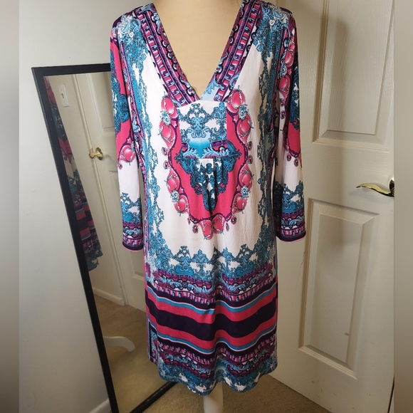 Adore - Multicolored Dress, Size XL - Picture 1 of 8